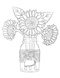 Coloriage Tournesol