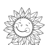 Coloriage Tournesol