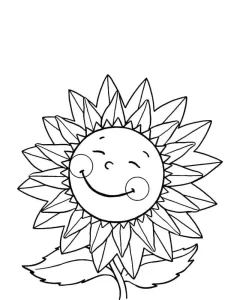 Coloriage Tournesol