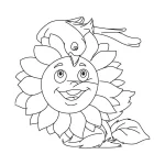 Coloriage Tournesol