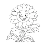 Coloriage Tournesol