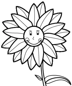 Coloriage Tournesol