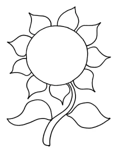 Coloriage Tournesol