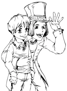 Coloriage Wonka
