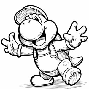 Coloriage Yoshi