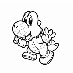 Coloriage Yoshi