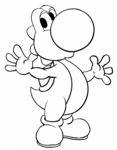 Coloriage Yoshi