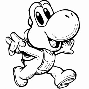 Coloriage Yoshi