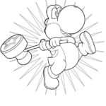Coloriage Yoshi