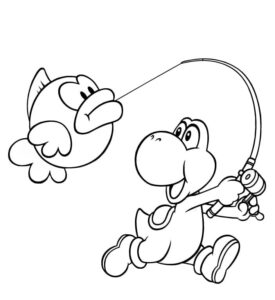 Coloriage Yoshi