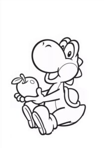 Coloriage Yoshi