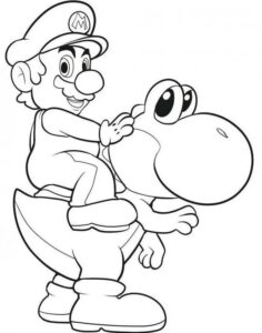 Coloriage Yoshi