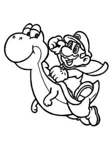 Coloriage Yoshi