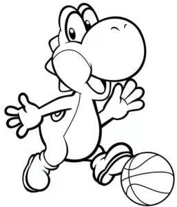 Coloriage Yoshi