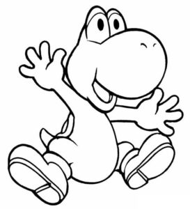 Coloriage Yoshi