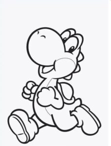 Coloriage Yoshi