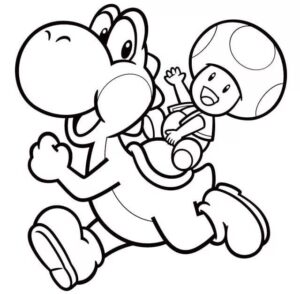 Coloriage Yoshi