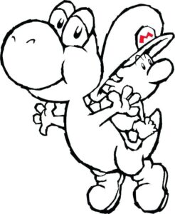 Coloriage Yoshi