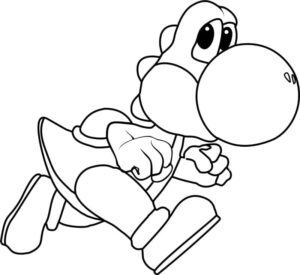 Coloriage Yoshi