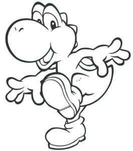 Coloriage Yoshi