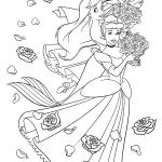 coloriage ariel la petite sirène et dessins