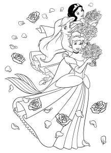 coloriage ariel la petite sirène et dessins