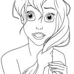 coloriage ariel la petite sirène d