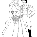 a imprimer coloriage ariel la petite sirène gratuit