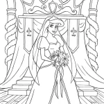 coloriage ariel la petite sirène à imprimer pour enfant de 9 ans