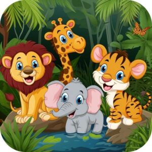 Tranh tô màu Animaux