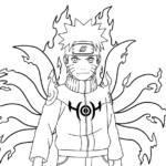 coloriage Naruto update pour enfant gratuit