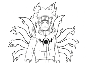 coloriage Naruto update pour enfant gratuit
