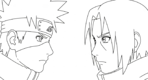 coloriage Naruto update de pour enfants