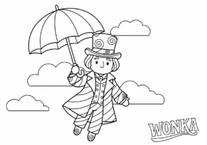 coloriage Wonka update pour enfant à imprimer
