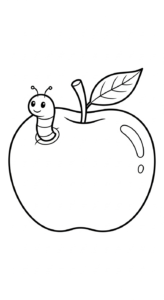 imprimer coloriage pomme update gratuit