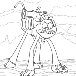 coloriage CatNap en ligne pour enfant