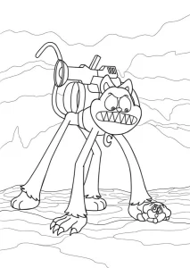 coloriage CatNap en ligne pour enfant
