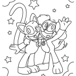 coloriage CatNap pour primaire