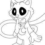 coloriage CatNap gratuit en ligne