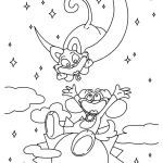 coloriage CatNap à imprimer pour enfant de 7 ans