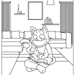 coloriage CatNap à imprimer pdf gratuit