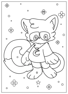 coloriage CatNap et decoupage