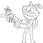 coloriage CatNap à imprimer pour enfants