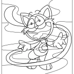 coloriage CatNap pour enfants
