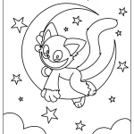 image de coloriage CatNap pour enfant