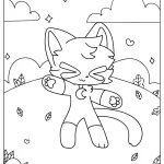 coloriage CatNap à imprimer pdf