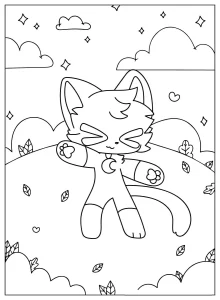 coloriage CatNap à imprimer pdf