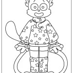 coloriage CatNap pour bebe a imprimer