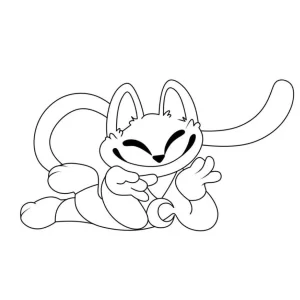 coloriage CatNap d