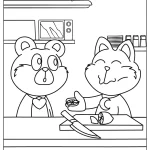 coloriage CatNap gratuit a imprimer